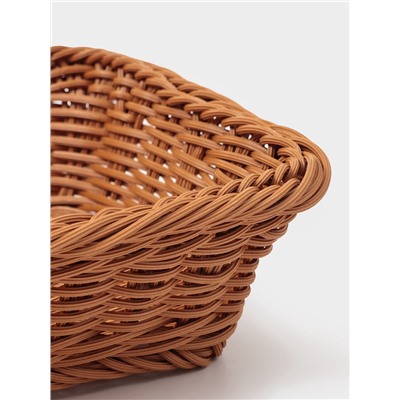 Корзина для продуктов Доляна, 30×19.5×6 см, коричневая