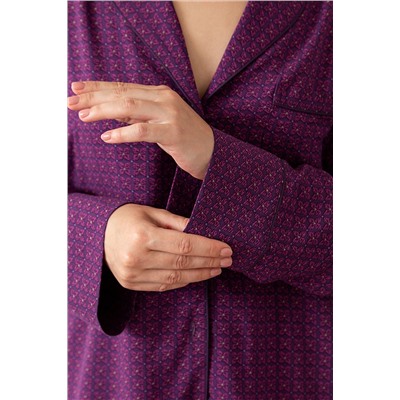 Пижама жен: куртка, брюки Mia Cara AW23WW318 Plum Jam сливовый