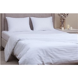 КПБ Сатин страйп отбеленный сем.