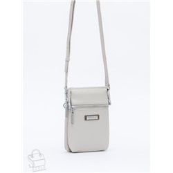 Сумка женская кожаная 0782CH l.gray Polina&Eiterou  в Новосибирске