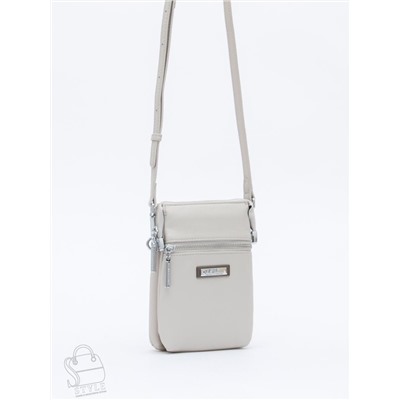 Сумка женская кожаная 0782CH l.gray Polina&Eiterou  в Новосибирске