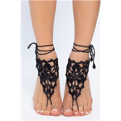 Барефуты Вязанные украшения на ноги LADY TAIGA, 1128129