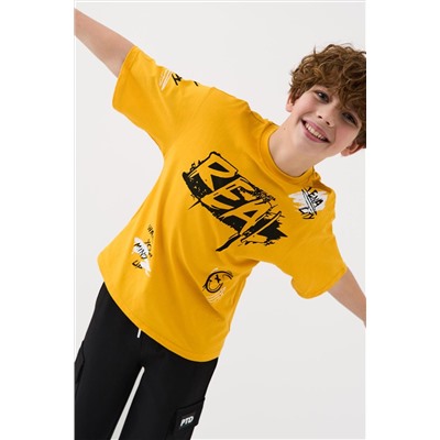 Фуфайка трикотажная для мальчиков (футболка) PLAYTODAY, 1241078