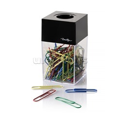 Диспенсер магнитный с цветными скрепками 50 мм 70 шт.