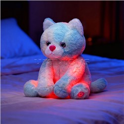 Мягкая игрушка "Кот" светится в темноте 25 см.