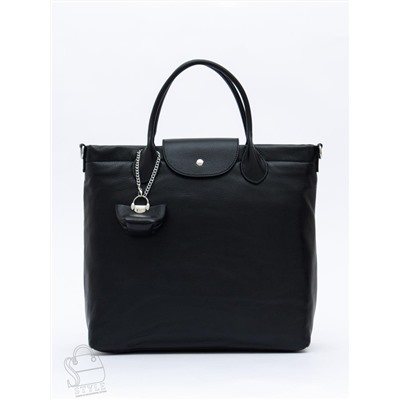 Сумка женская кожаная 1006LP black  Polina&Eiterou