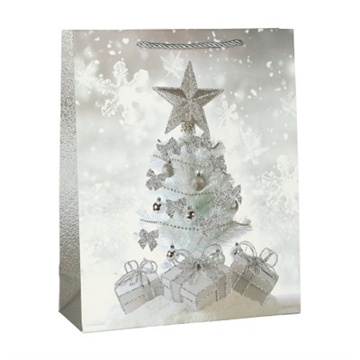 Пакет подарочный 18х24х8,5 / 107-1S /уп 12/720/Новый год