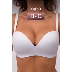 Бюстгальтер балконет OIRO без косточек Snowdrop 1317006 (Белый)