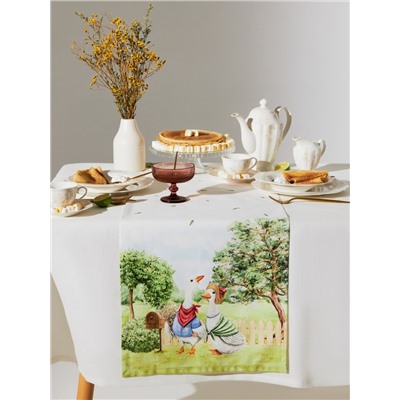 Дорожка на стол Этель Family picnic 40×146 см, 100% хл, саржа 190 г/м²