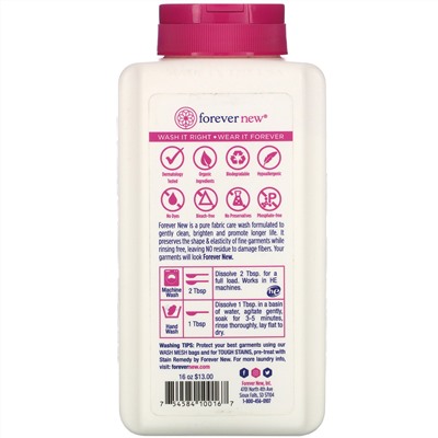 Forever New, Fabric Care Wash, Granular, Original, 16 oz (454 g)