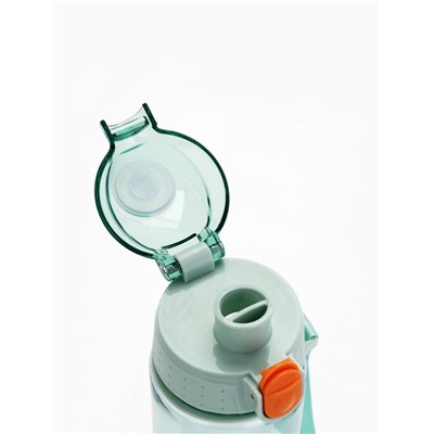 Бутылка для воды пластиковая «Сейчас самое время», 600 мл, зелёная