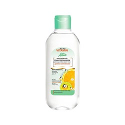 VITAMIN ACTIVE Мицеллярный ТОНИК-ДЕМАКИЯЖ д/лица и кожи в/глаз с детокс-комплексом 200мл./20