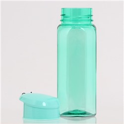 Бутылка для воды «Лагуна», 550 мл, 18×6×6.5 см, зелёная