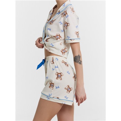 КОМПЛЕКТ ЖЕНСКИЙ (ЖАКЕТ, ШОРТЫ) 592478