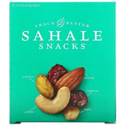 Sahale Snacks, Trail Mix, Classic Fruit + Nut Blend, 9 Packs, 1.5 oz (42,5 g) Each
