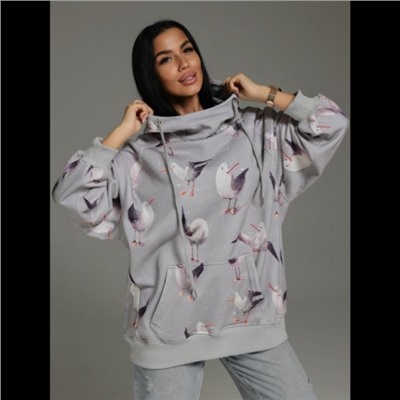 Худи женское Ваниль (Голубой)