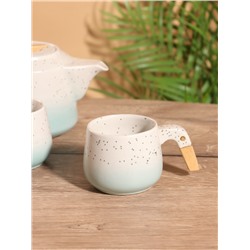 Набор для чаепития «Белые ночи», чайник, 2 кружки, керамика