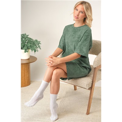 Женское платье-футболка оверсайз Happyfox