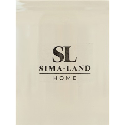 Банка для сыпучих SL Home «Южная акация», 400 мл, 10.5×9×13 см, с ложкой, стекло, прозрачная