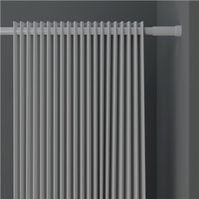 Карниз для ванной Доляна, телескопический, d=3,2 см, 70-120 см, белый