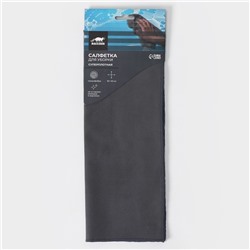 Салфетка для уборки Raccoon «Суперплотная профи», 30×40 см, микрофибра, серая