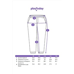 Брюки PLAYTODAY, 1088673