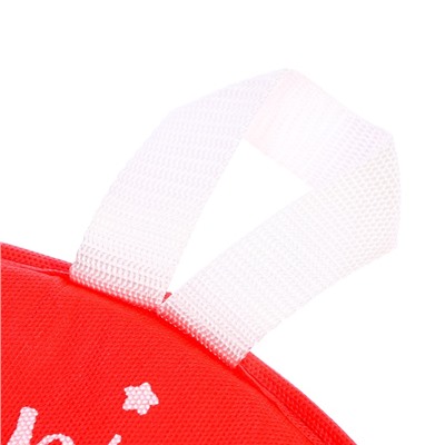 Ледянка мягкая, детская «Время мечтать», диаметр 35 см, красная