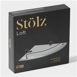 Полка для ванной угловая Stölz Loft basic, стекло