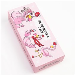 Носки женские новогодние KAFTAN «С Новым Годом!» размер 36-40 (23-25 см), набор 5 пар