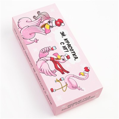 Носки женские новогодние KAFTAN «С Новым Годом!» размер 36-40 (23-25 см), набор 5 пар