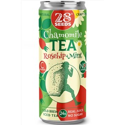 Чай Ромашковый "Шиповник и Мята" Cold Brew ж/б 330мл ЭКОПРОДУКТЫ, 1136986