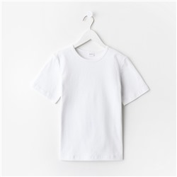 Футболка детская MINAKU, белая, рост 146 см