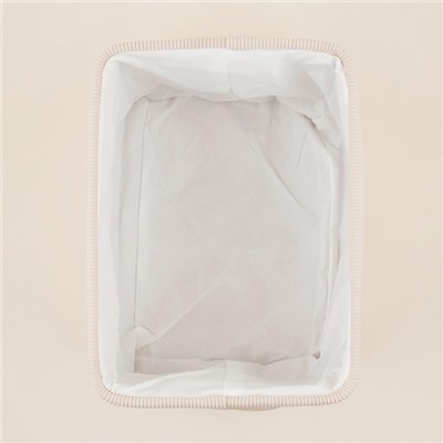 Короб для хранения вещей SL Home, 32×23×18,5 см, бежевый