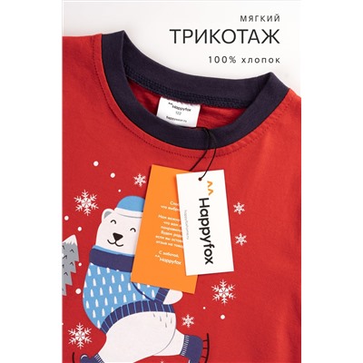 Детская новогодняя пижама Happyfox