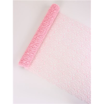 Сетка для цветов «Крошет», розовый, 0.5×4.5 м