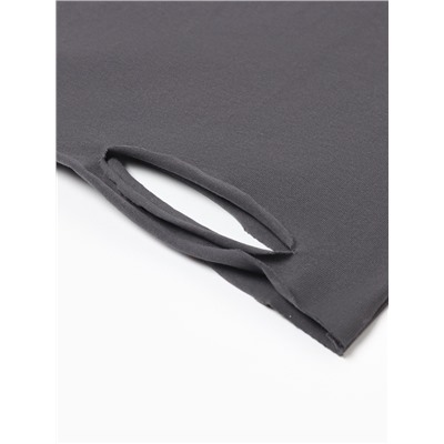 Лонгслив женский MINAKU: One Most Brand, графитовый, размер onesize