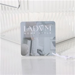 Контейнер для хранения с ручкой LaDо́m «Кристалл», 34×18.3×12 см, прозрачный