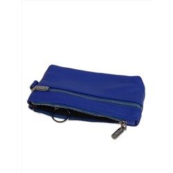 Женский кошелёк  из натуральной кожи, цвет синий
