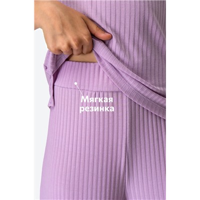 Летний костюм для девочки в рубчик-лапша Happyfox