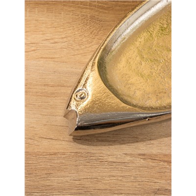 Блюдо сервировочное «Рыбка», 41.5×12×2 см, алюминий