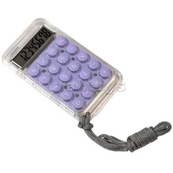 Калькулятор на шнурке "Transparent" 8 разрядный