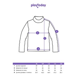 Водолазка трикотажная для девочек