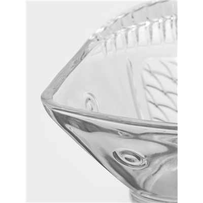 Салатник стеклянный Fish, 21×16 см