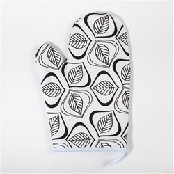 Набор кухонный Этель Leaves варежка-прихватка 20×27 см, прихватка 19×19 см,100% хлопок