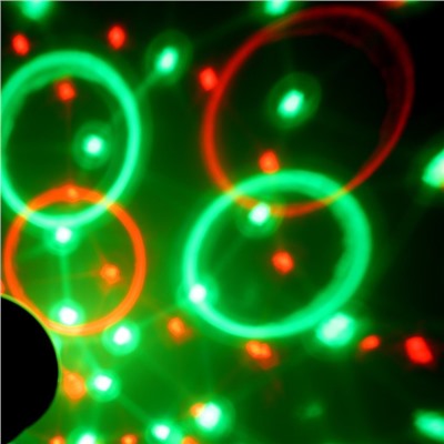 Садовый светильник на солнечной батарее «Дискошар», 13×6×13 см, 6 LED, пульт ДУ, свечение RGBW