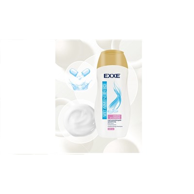 EXXE Шампунь Увлажняющий VITAMIN PRO 400мл Объем и сияние