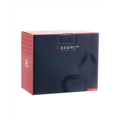 Dewal Зеркало «Настольное» MR-416 прямоугольное, пластик, чёрное, одностороннее, 15,3 х 20 см 24568