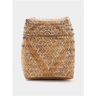 Корзинка плетёная «Марокко», 17×17×25 см