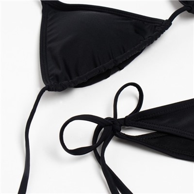 Купальник женский раздельный MINAKU цвет чёрный, размер 44