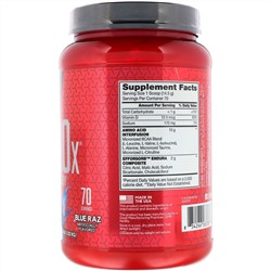 BSN, AminoX, выносливость и восстановление, со вкусом синей малины, 1,01 кг (2,24 фунта)